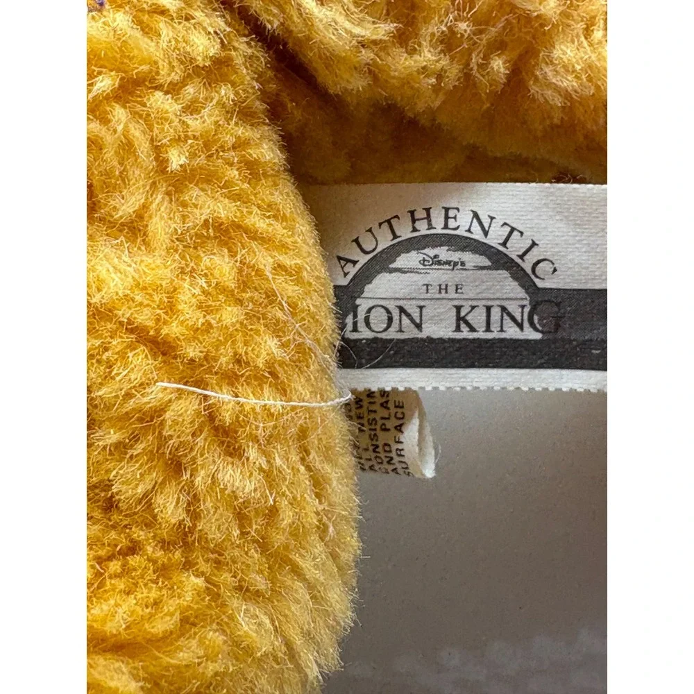 Disney The Lion King Simba Plush‎ Stuffed Animal Floppy Laying 10 Inch Orange